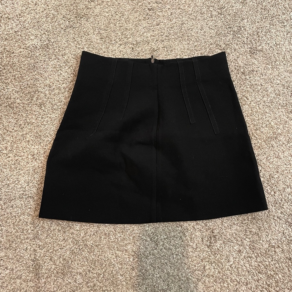 Zara black mini skirt